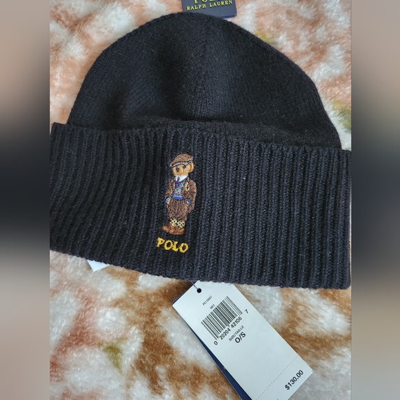 BNWT Polo Ralph Lauren Bear Toque Size S-M - Picture 1 of 1